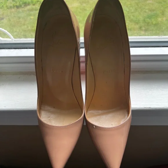 Louboutin 100mm patent leather heels - Picture 12 of 13